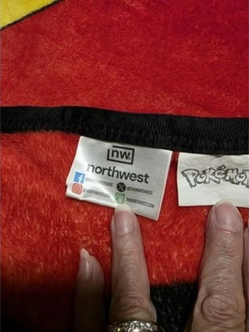 Pokemon Pikachu Throw Blanket 45 x 61